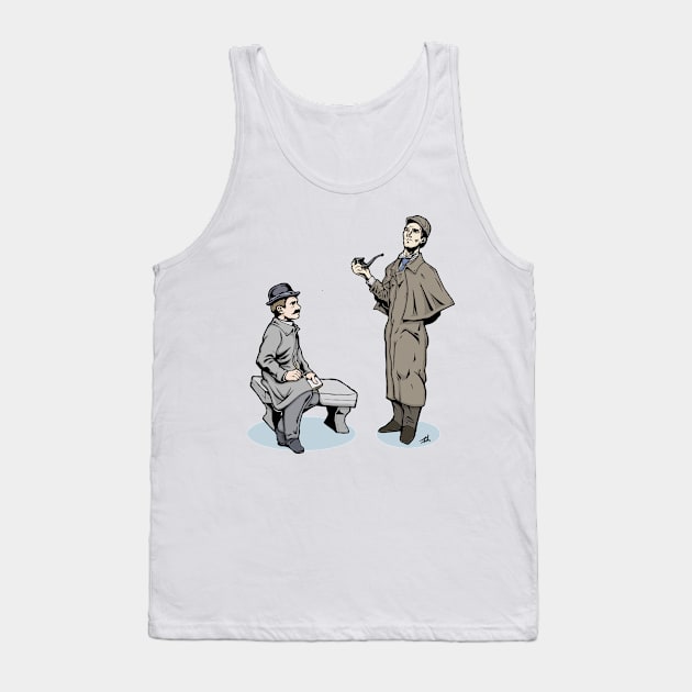 Victorian Sherlock and Watson Tank Top by IT-Anastas